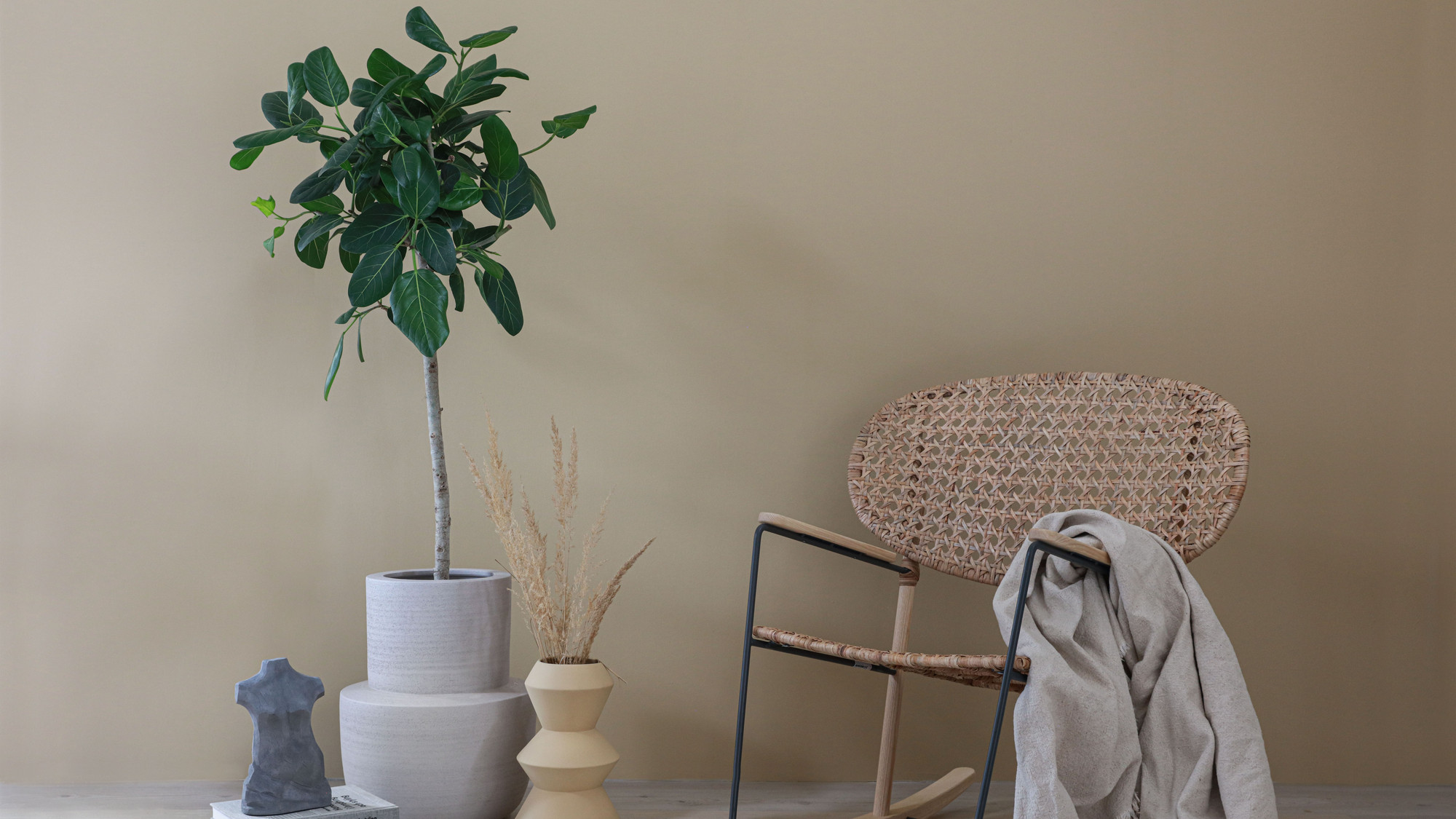 Walls2paint veggplater i beige toner